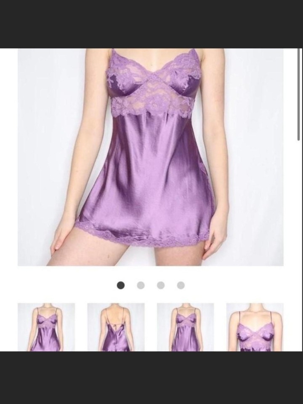 Victoria's Secret Lavender Silk Dress